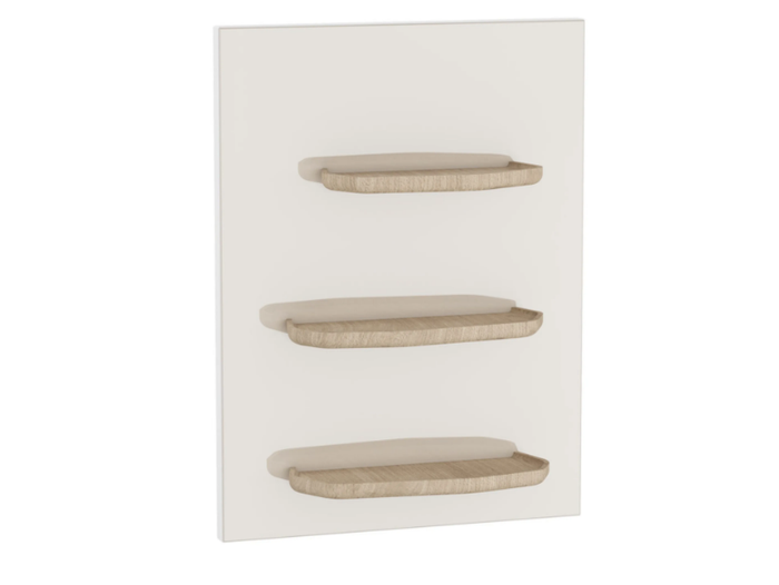 VOYAGE - Wood and glass bathroom wall shelf _ VitrA Bathrooms